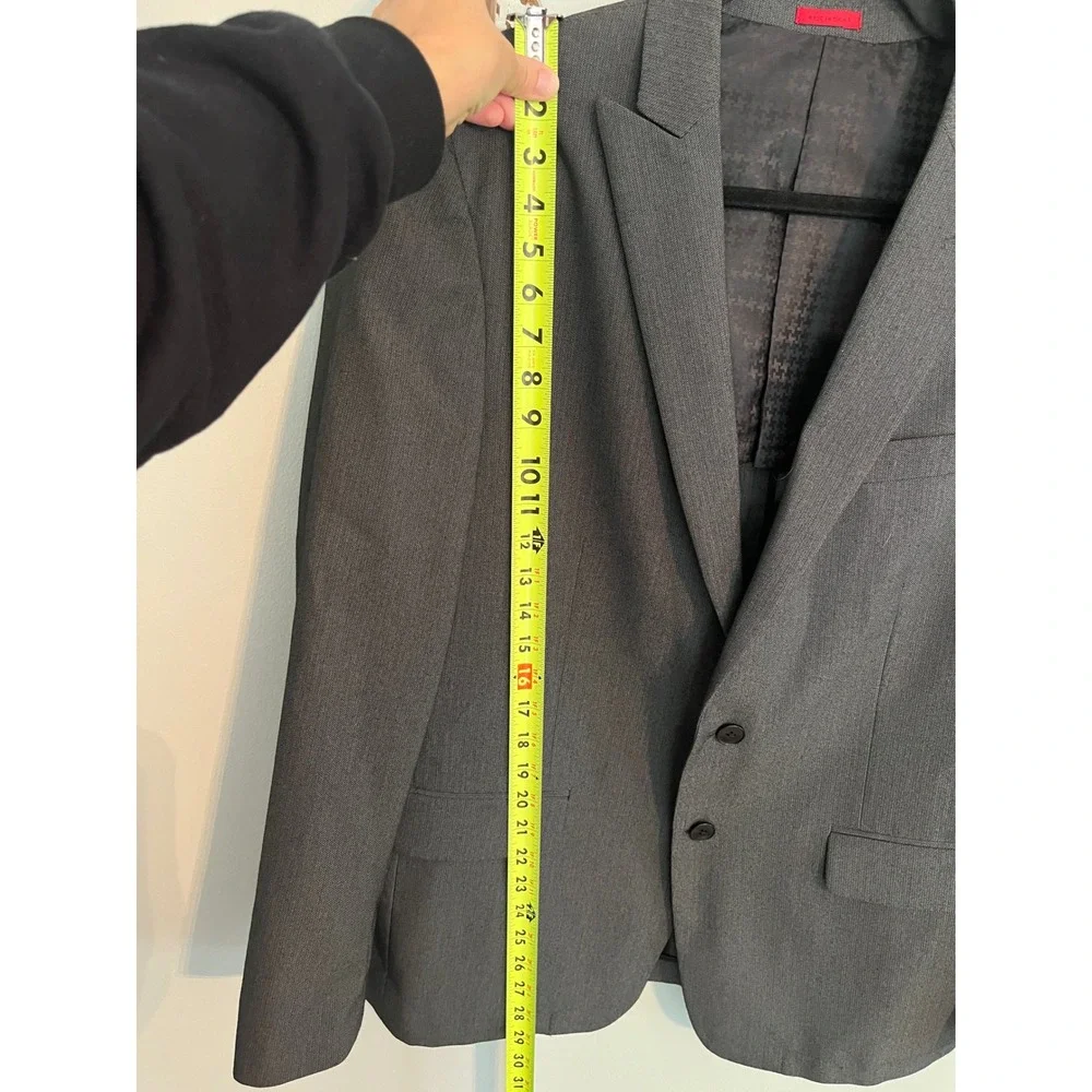 John Varvatos U.S.A. Men's Dark Gray Blazer‎ Jacket Size 42R